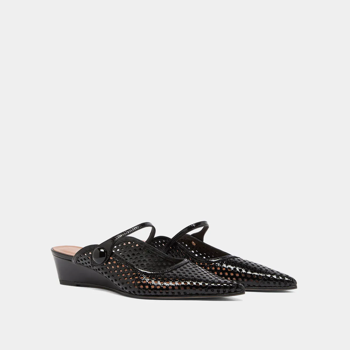 264- Decade Cuir Brillant Noir