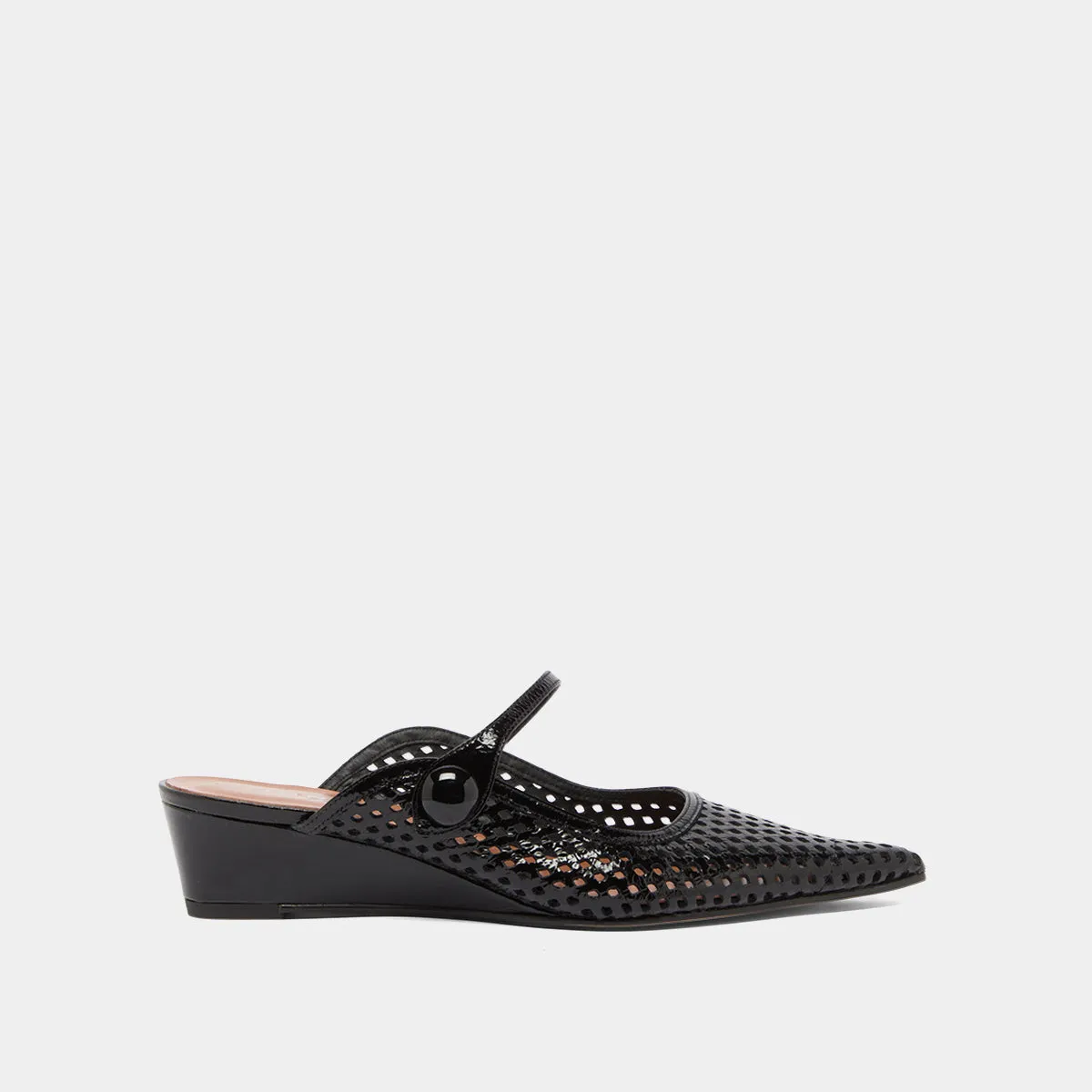 264- Decade Cuir Brillant Noir