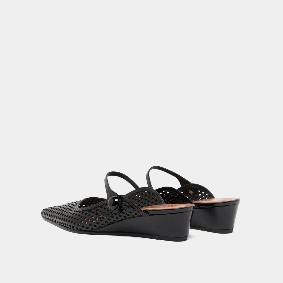 264- Decade Cuir Brillant Noir