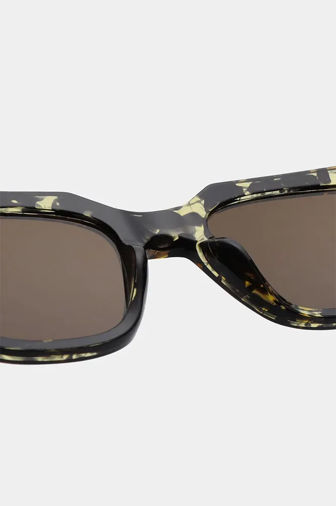 A Kjaerbede Kaws Black/Yellow Tortoise Sunglasses