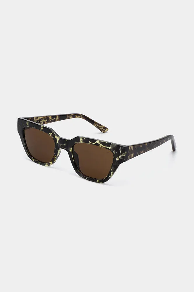 A Kjaerbede Kaws Black/Yellow Tortoise Sunglasses