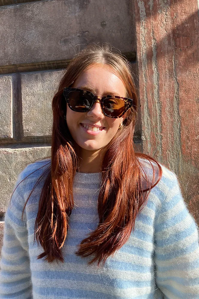 A Kjaerbede Kaws Black/Yellow Tortoise Sunglasses