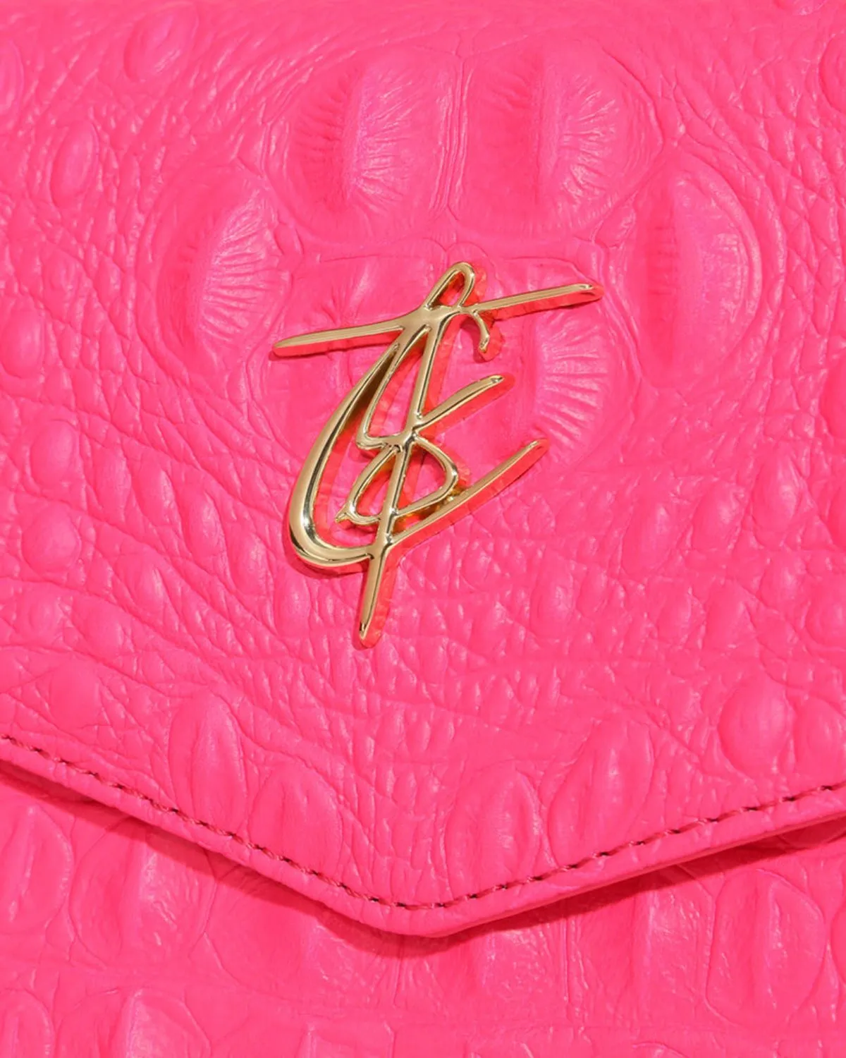 Apollo 2 Clutch Shoulder Bag in Neon Pink
