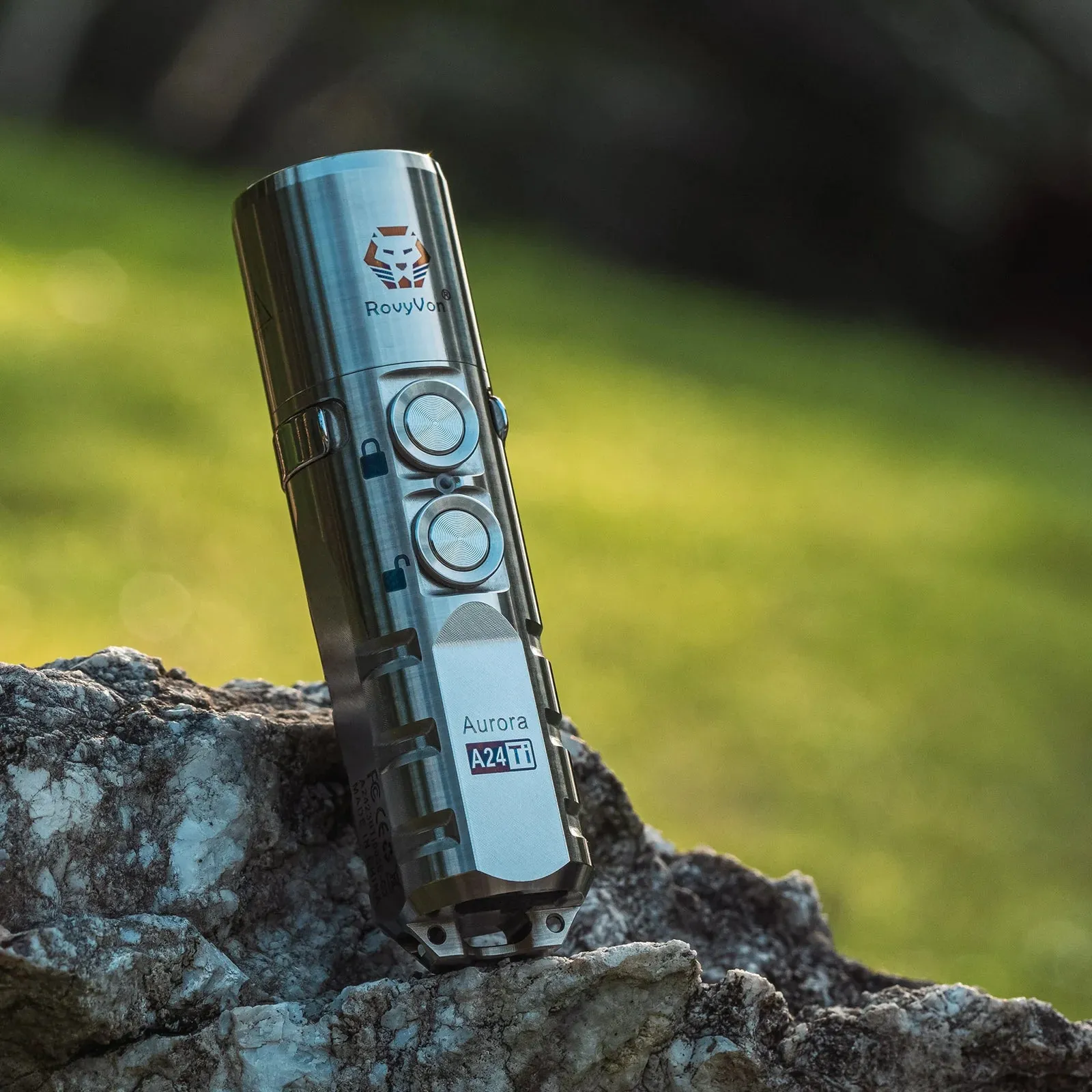 Aurora A24 Titanium EDC Flashlight | Gen 2