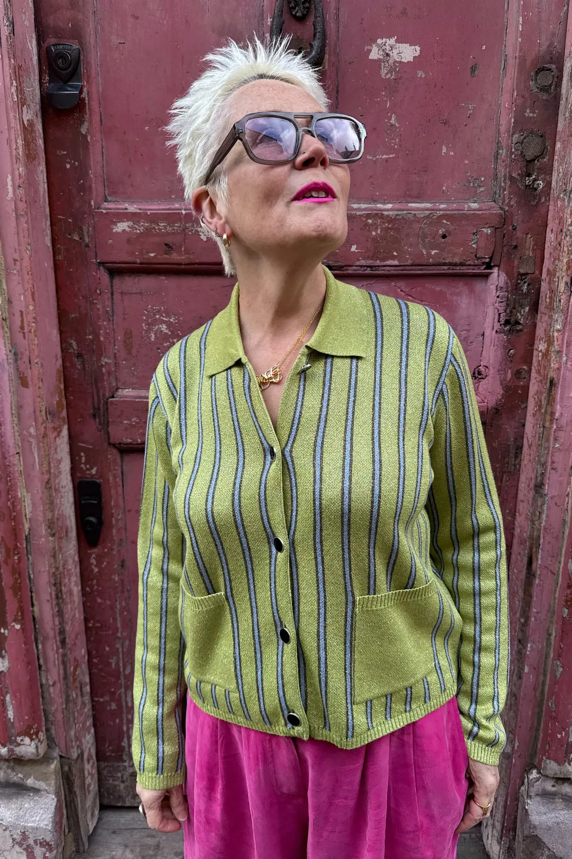 Baum Und Pferdgarten Capera Lux Dark Citron Cardigan