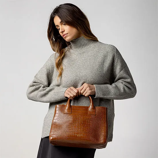 Bella Croco 12 - Camel Brown