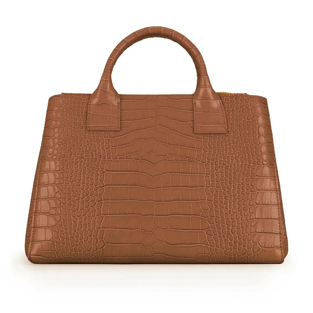 Bella Croco 15 - Dark Brown