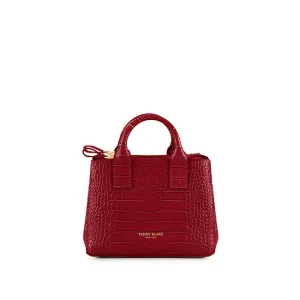 Bella Croco 9 - Dark Red