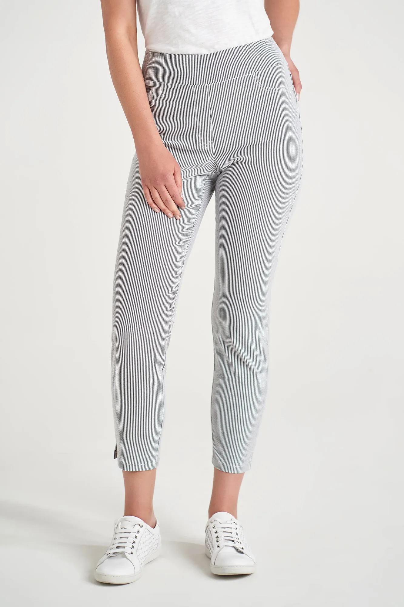 Bengajean® 7/8 Seersucker - Black Stripe