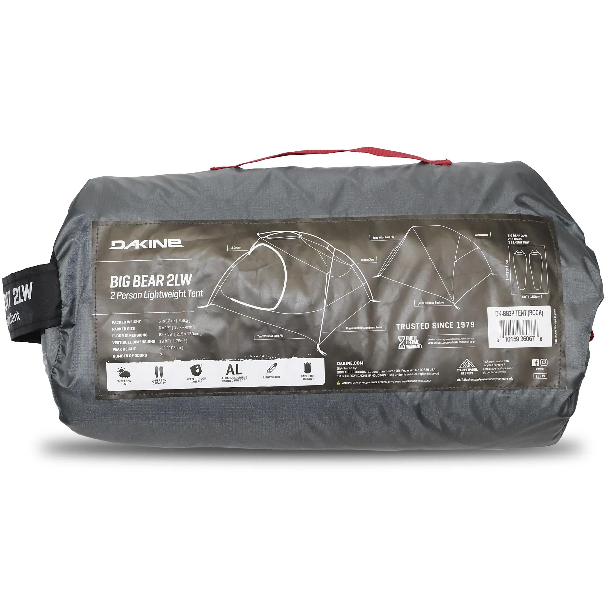 Big Bear 2-Person Tent - Castle Rock/Sunflare