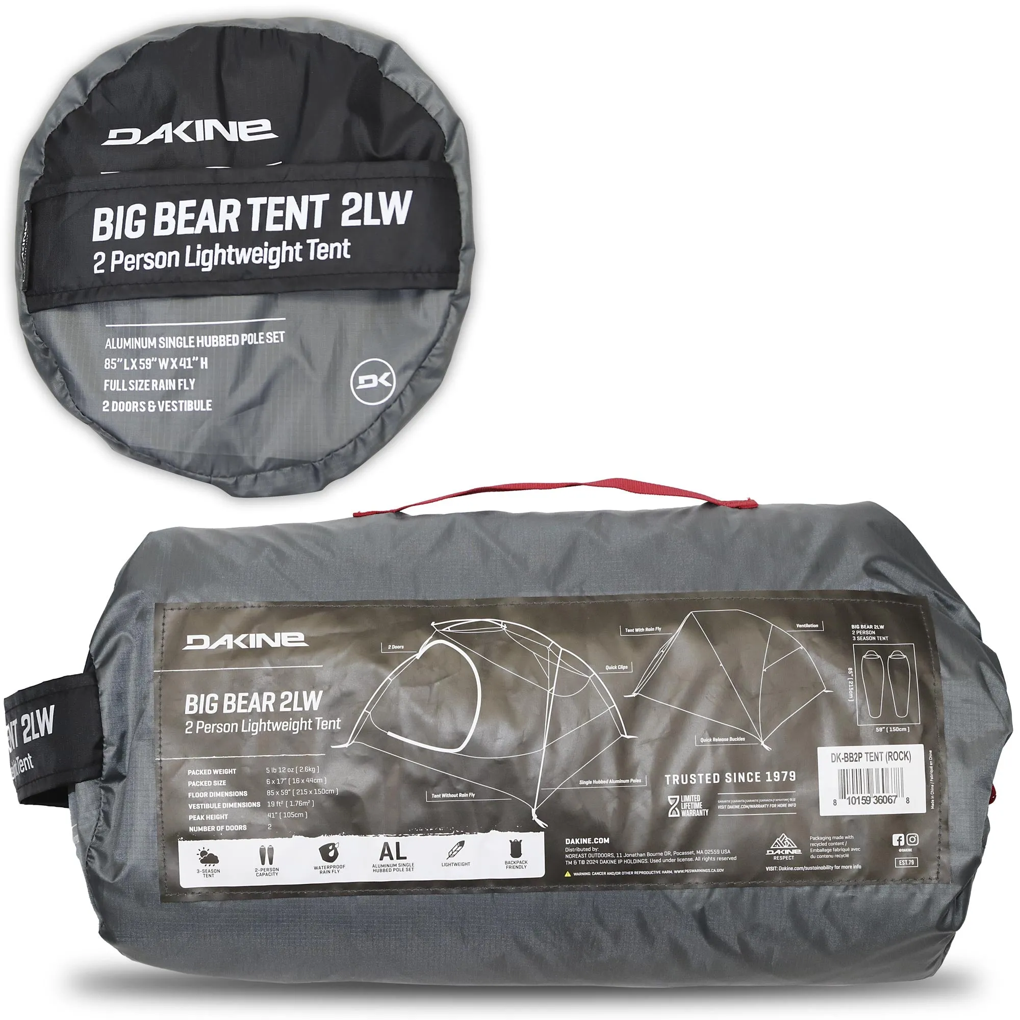 Big Bear 2-Person Tent - Castle Rock/Sunflare