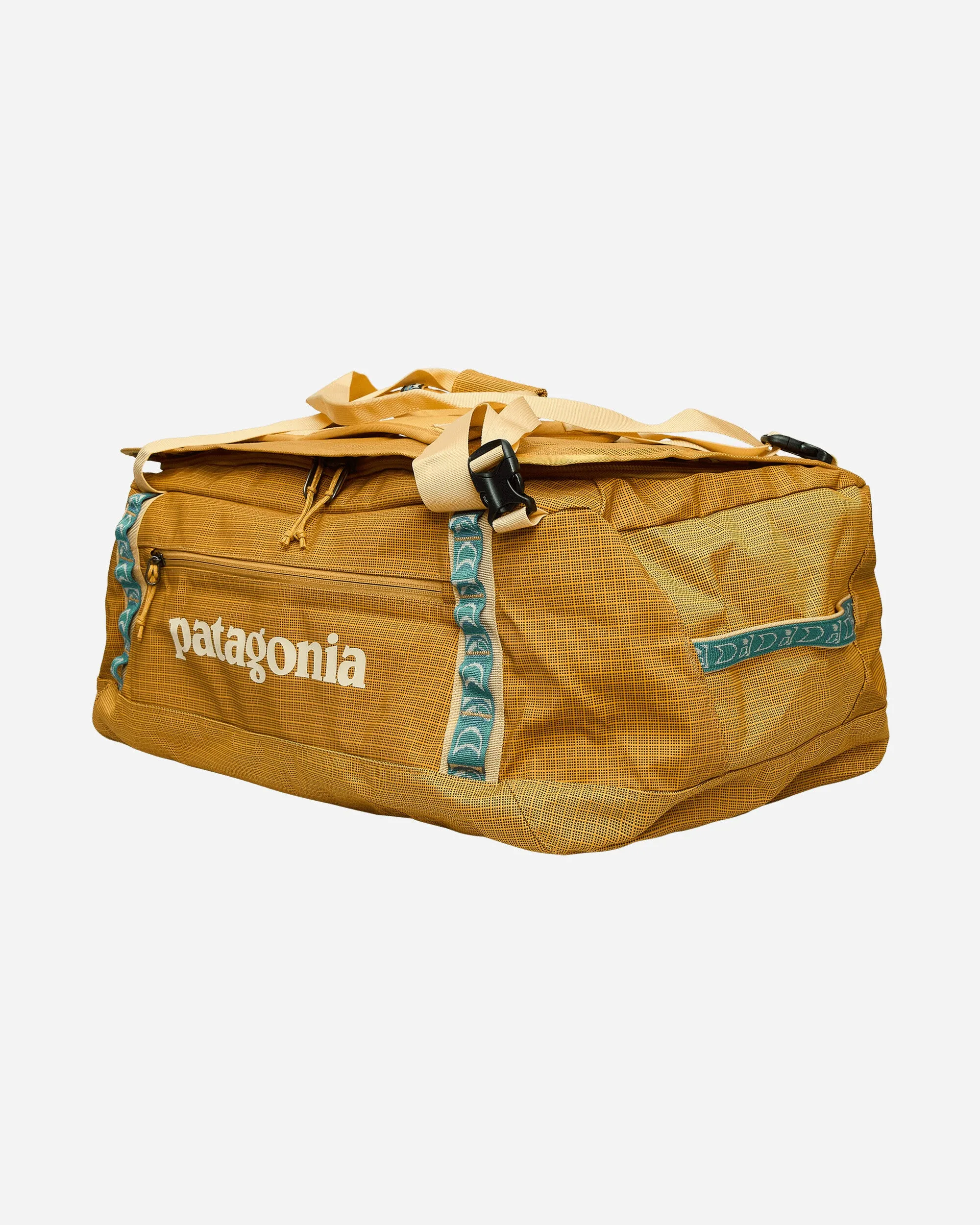Black Hole 55L Duffel Bag Pufferfish Gold