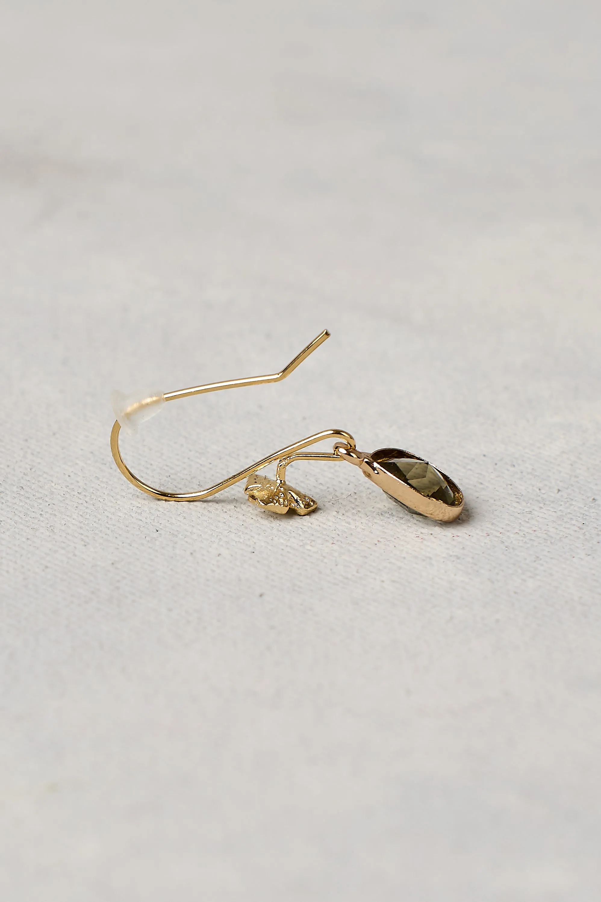 Bloom Drop Earrings - Smoke