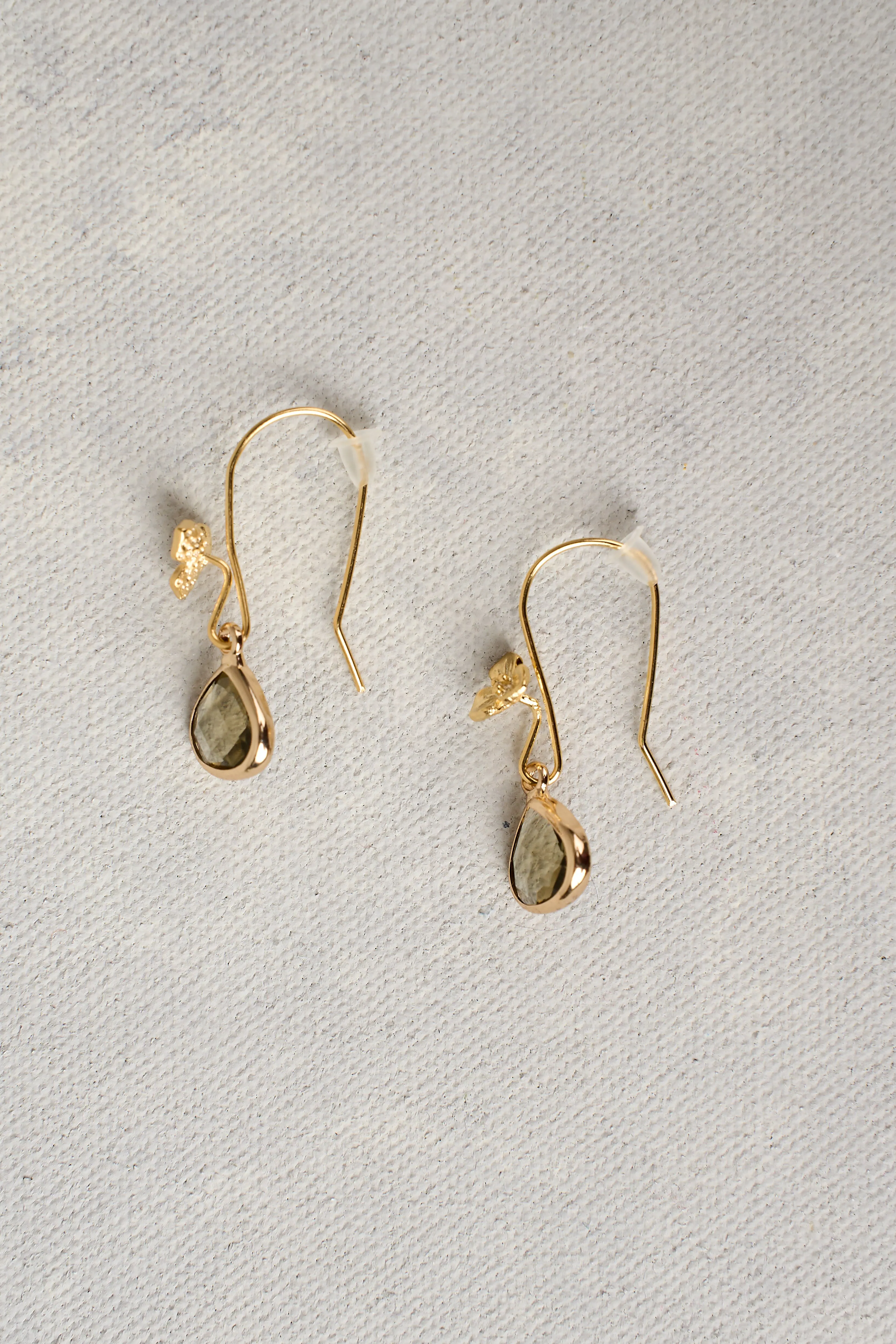 Bloom Drop Earrings - Smoke