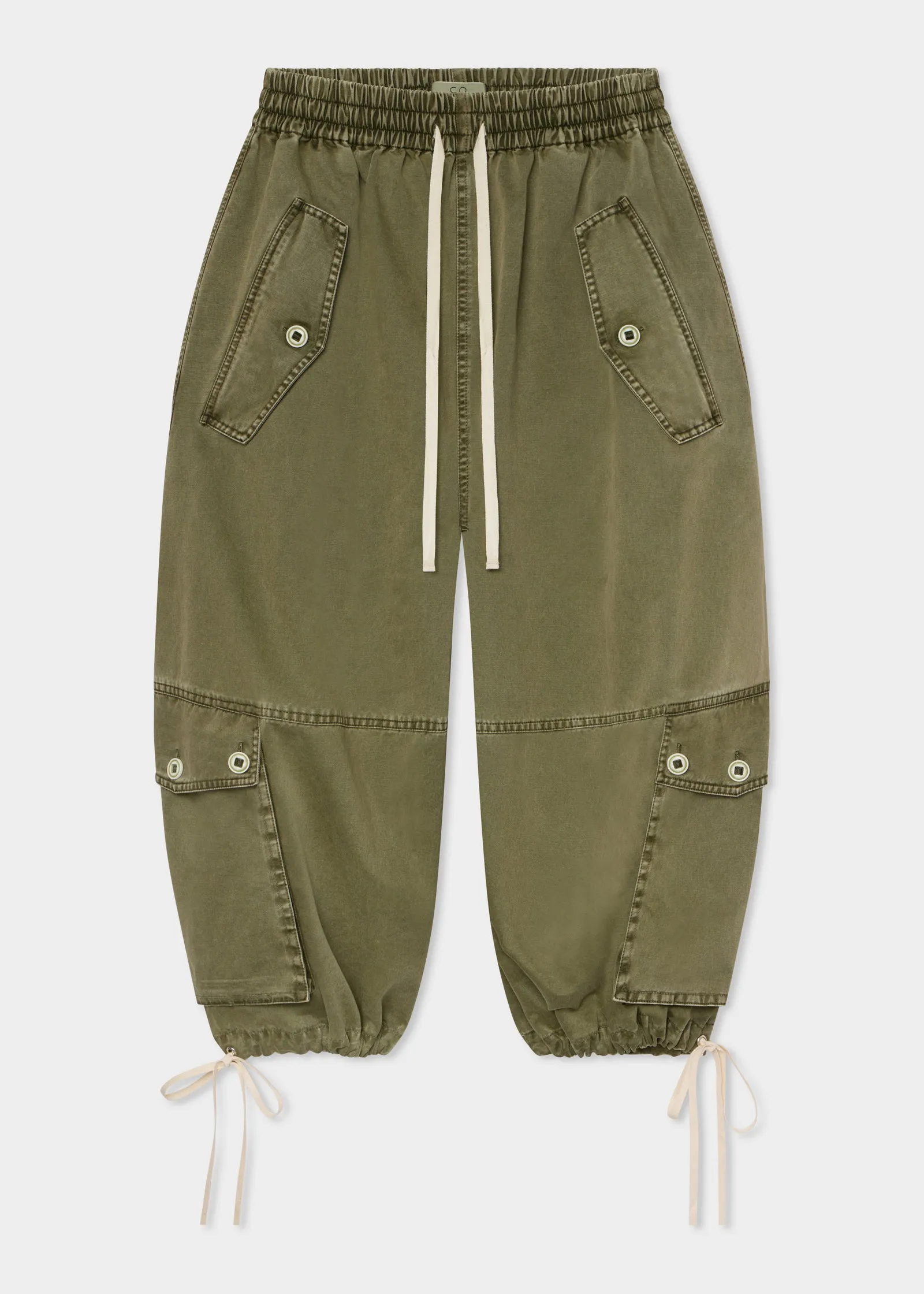 Braies Pant in Cotton Twill - Army Green
