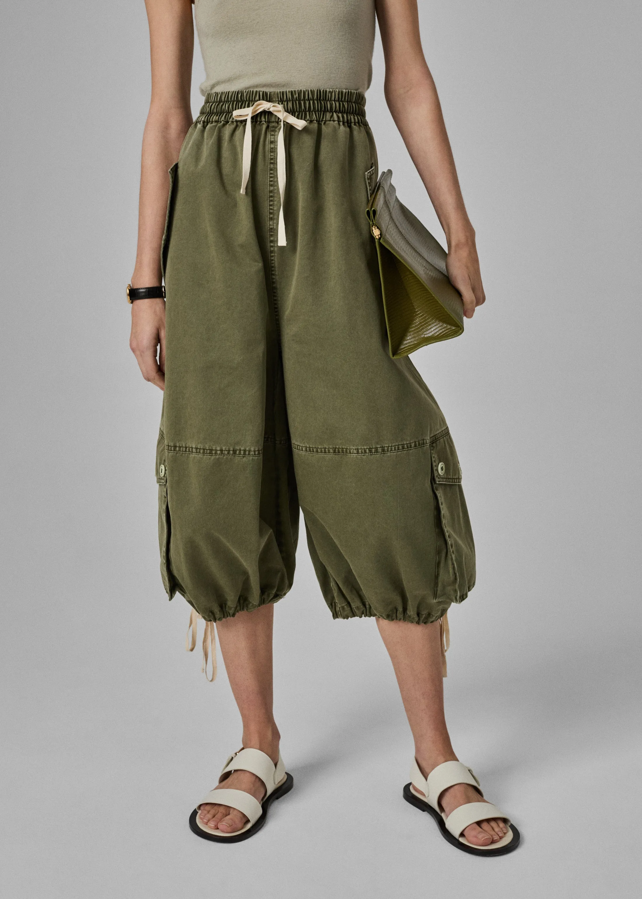 Braies Pant in Cotton Twill - Army Green