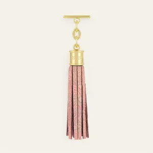 Capsule Tassel | Garden of Roses with Gold hardware