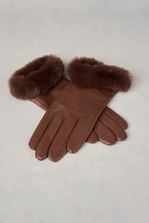 Chocolate Leather Gloves