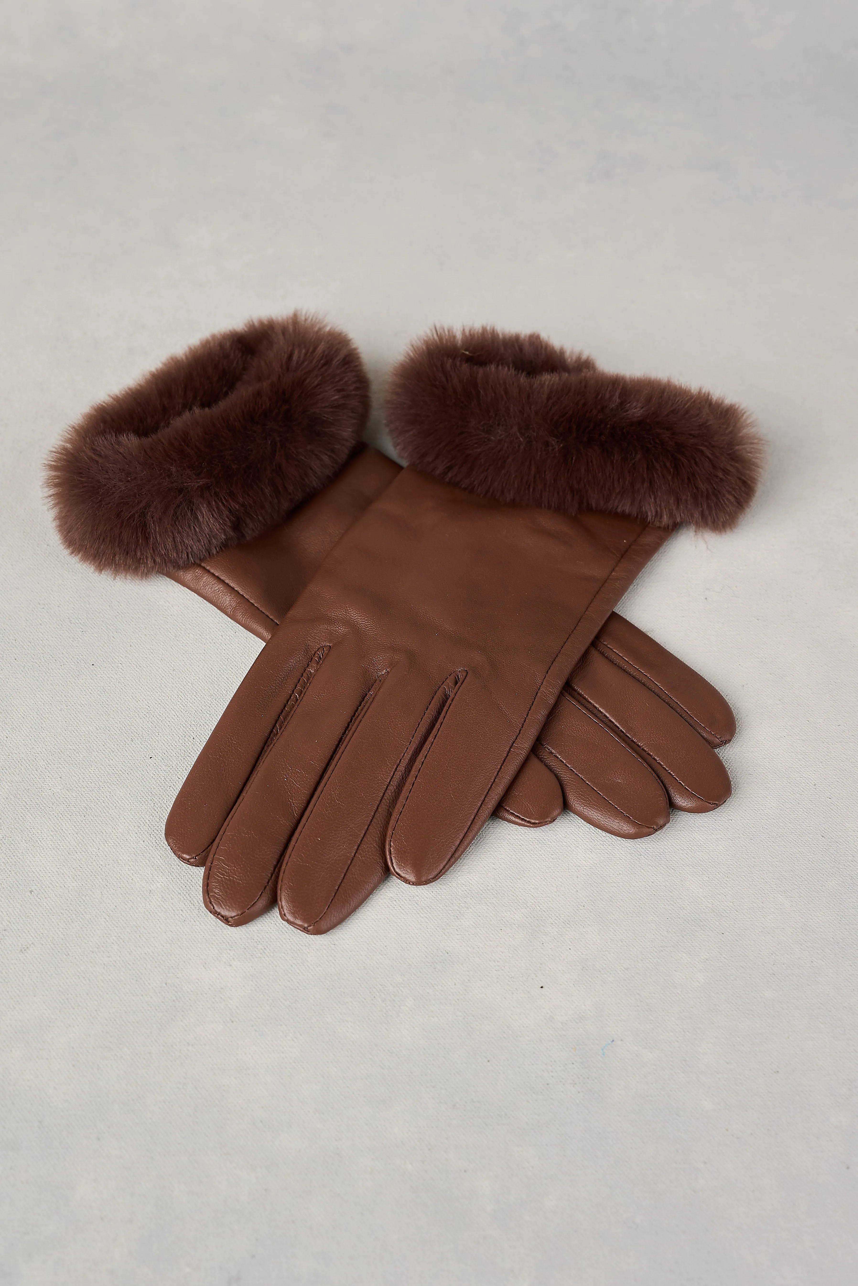 Chocolate Leather Gloves