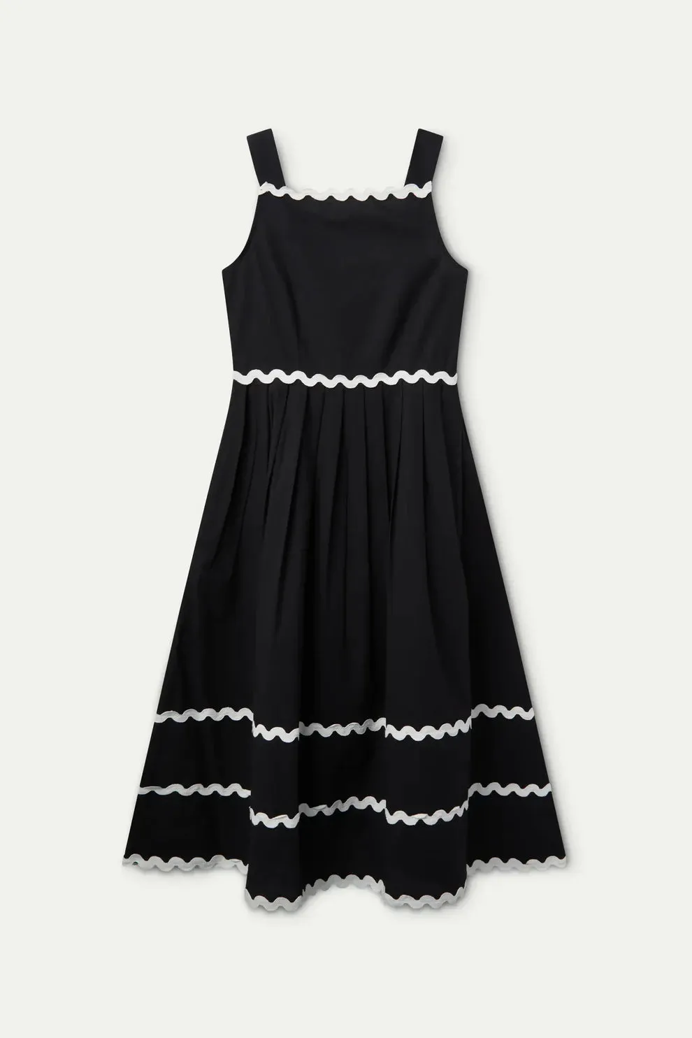 Compania Fantastica Black Midi Dress