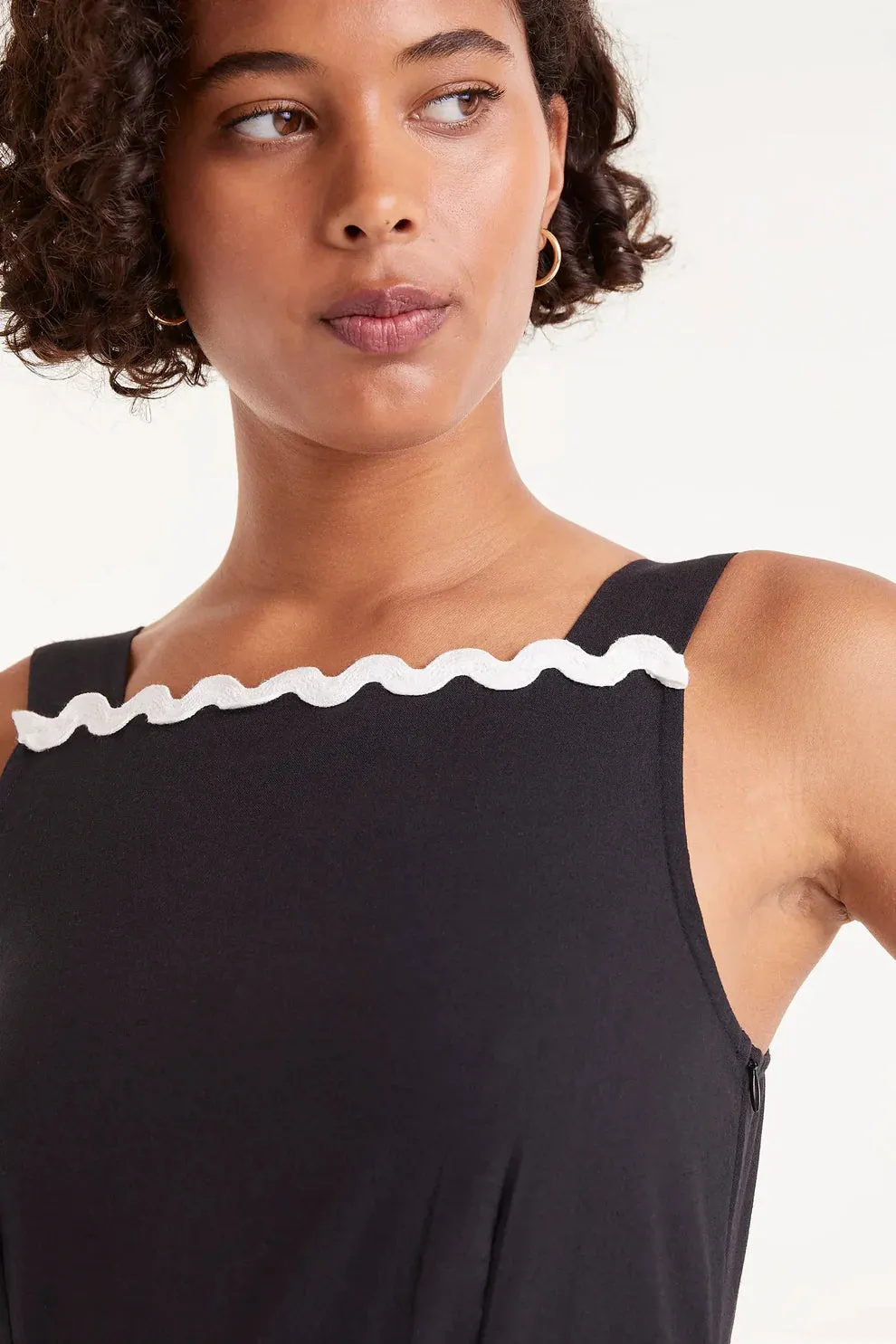 Compania Fantastica Black Midi Dress