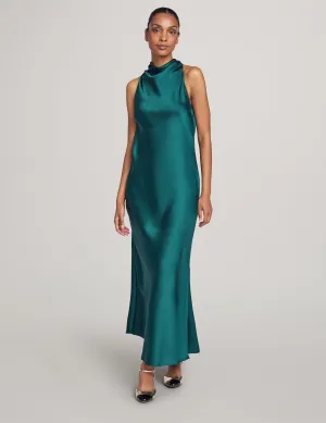 Cowl Neck Midi Dress - Sale