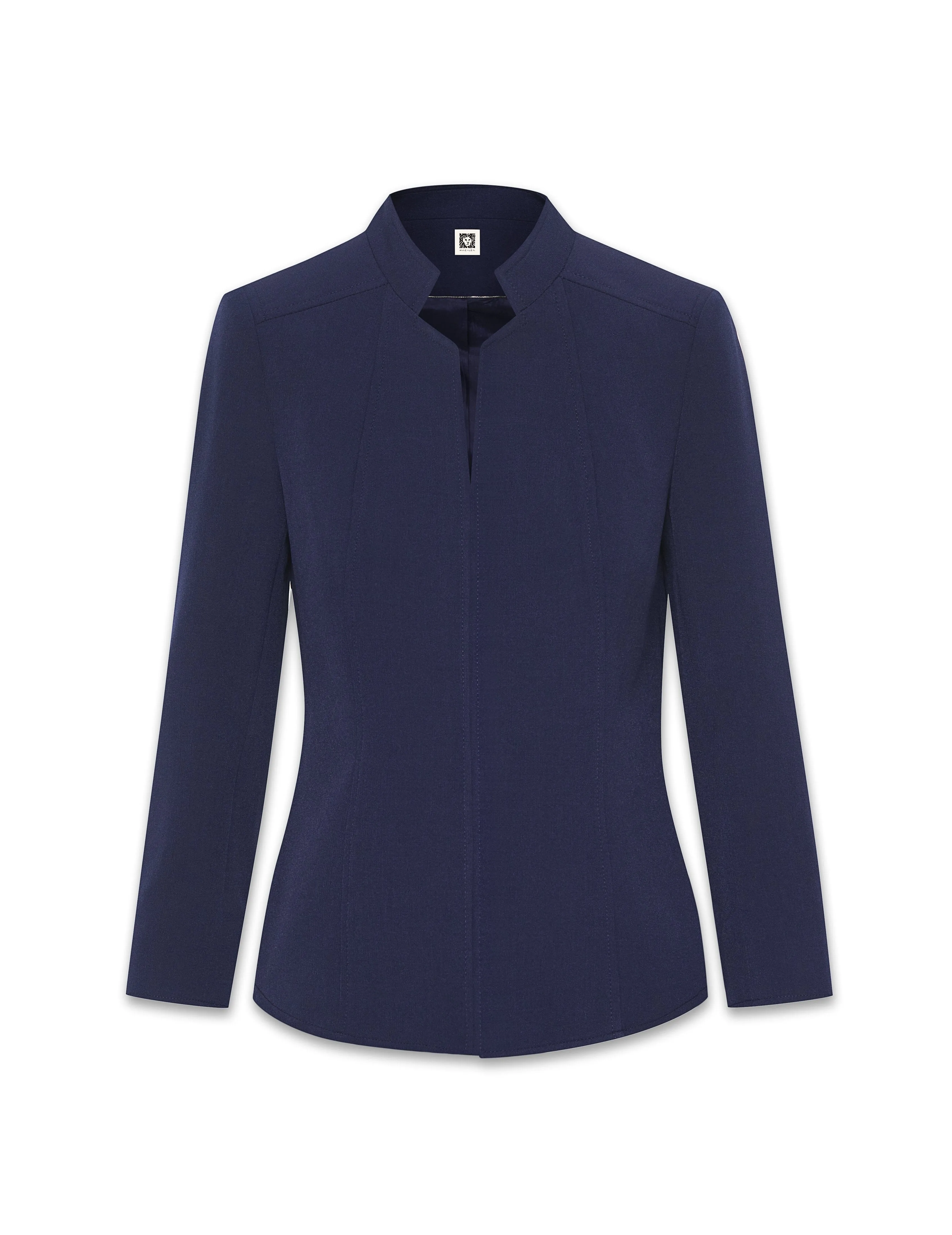 Crepe Stand Collar Jacket- Sale