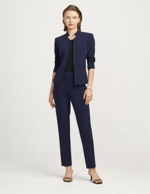 Crepe Stand Collar Jacket- Sale