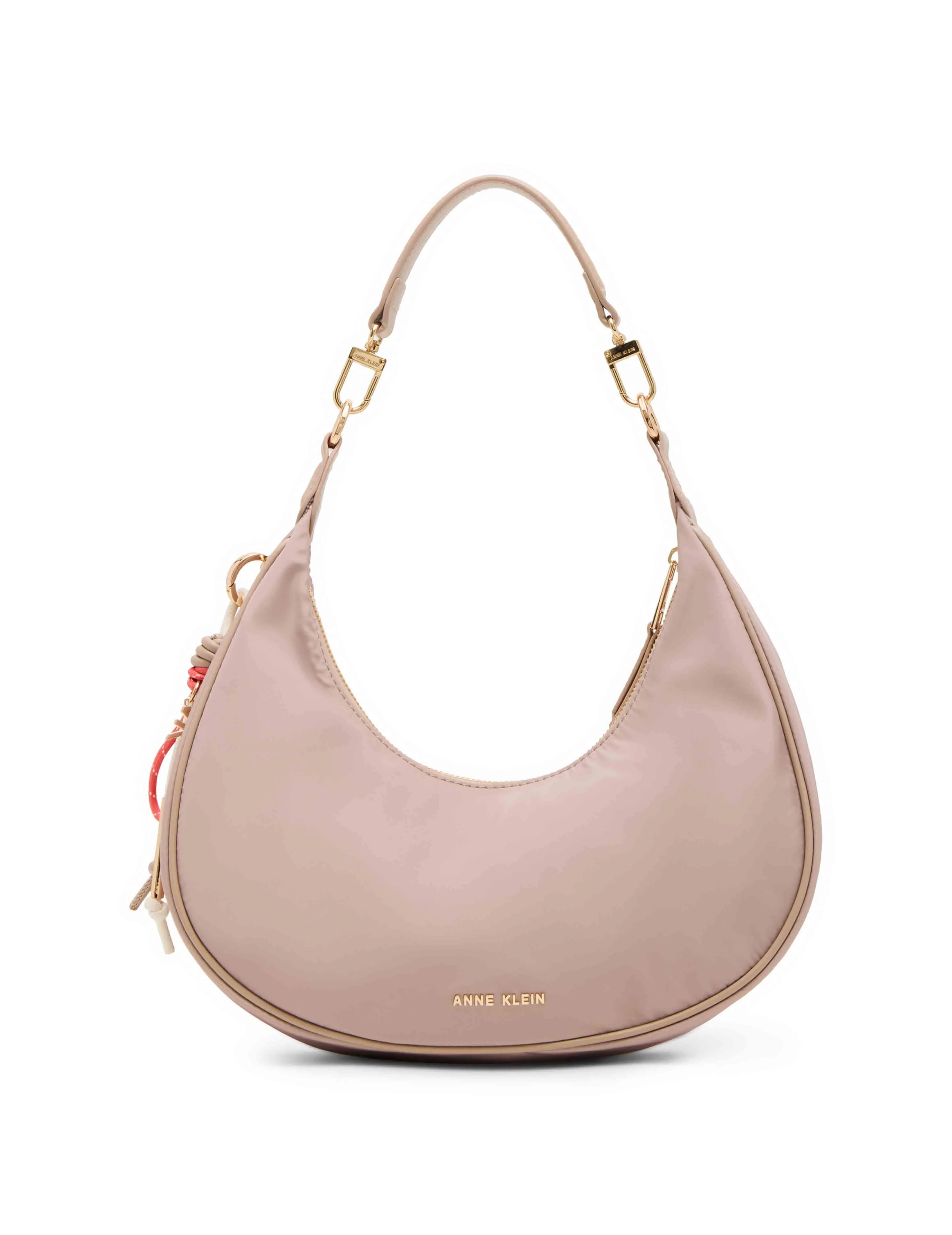 Crescent Shoulder Bag with Detachable Strap