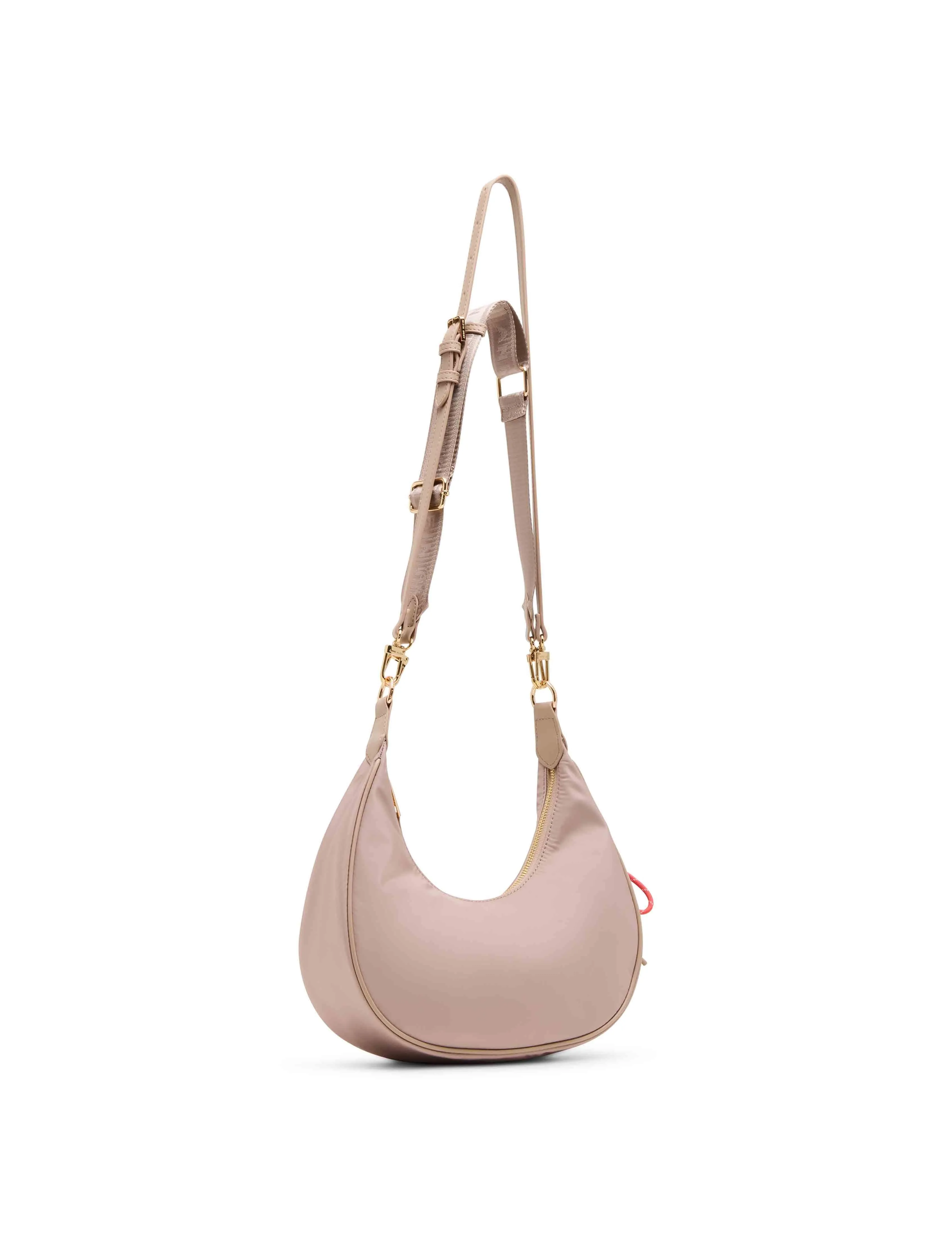 Crescent Shoulder Bag with Detachable Strap