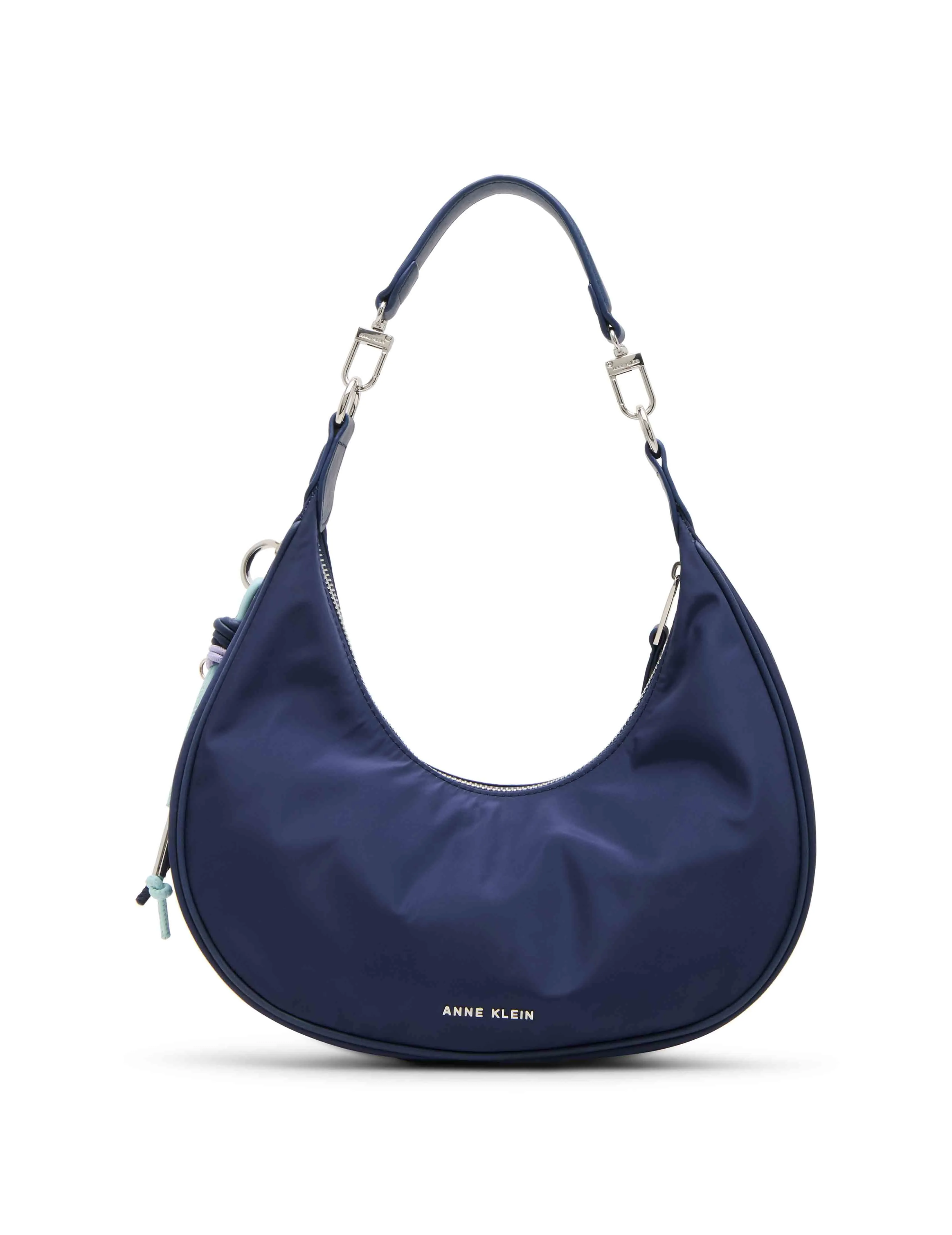 Crescent Shoulder Bag with Detachable Strap