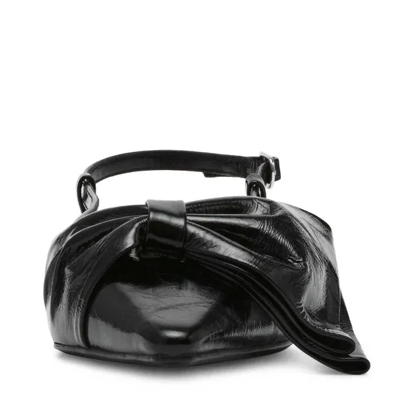 Dazzled Flat Shoe BLACK LEATHER