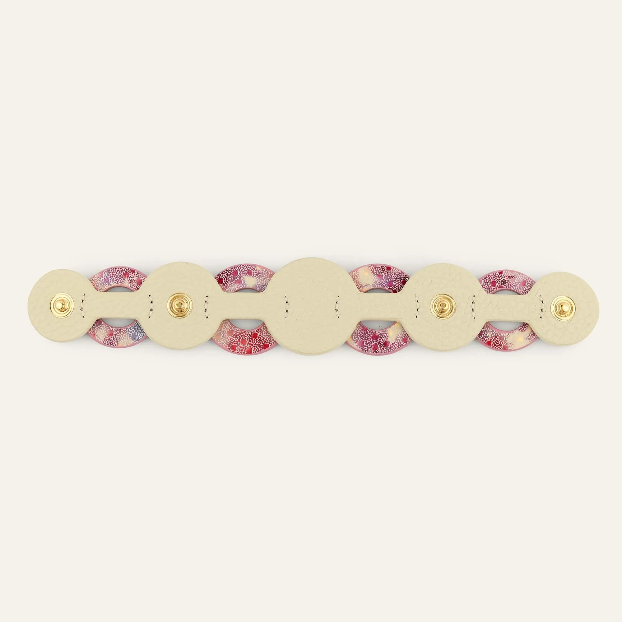 Deco Discs | Cherry Blossom Cream with Gold hardware
