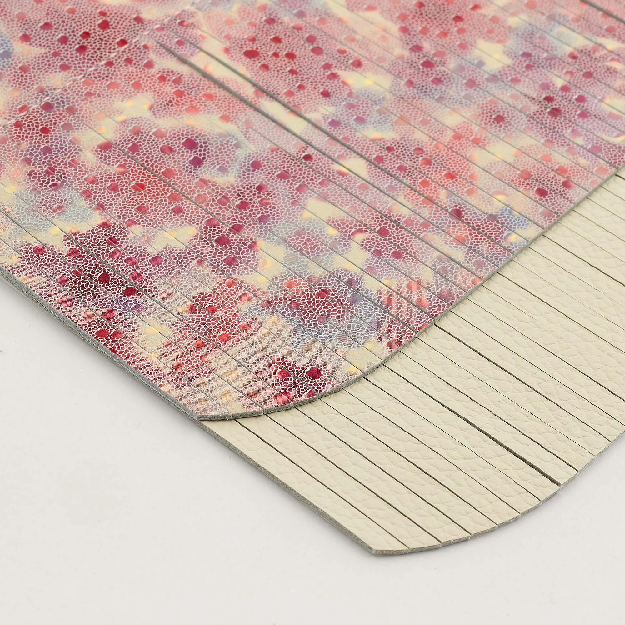Deco Fringing | Cherry Blossom Cream with Silver hardware