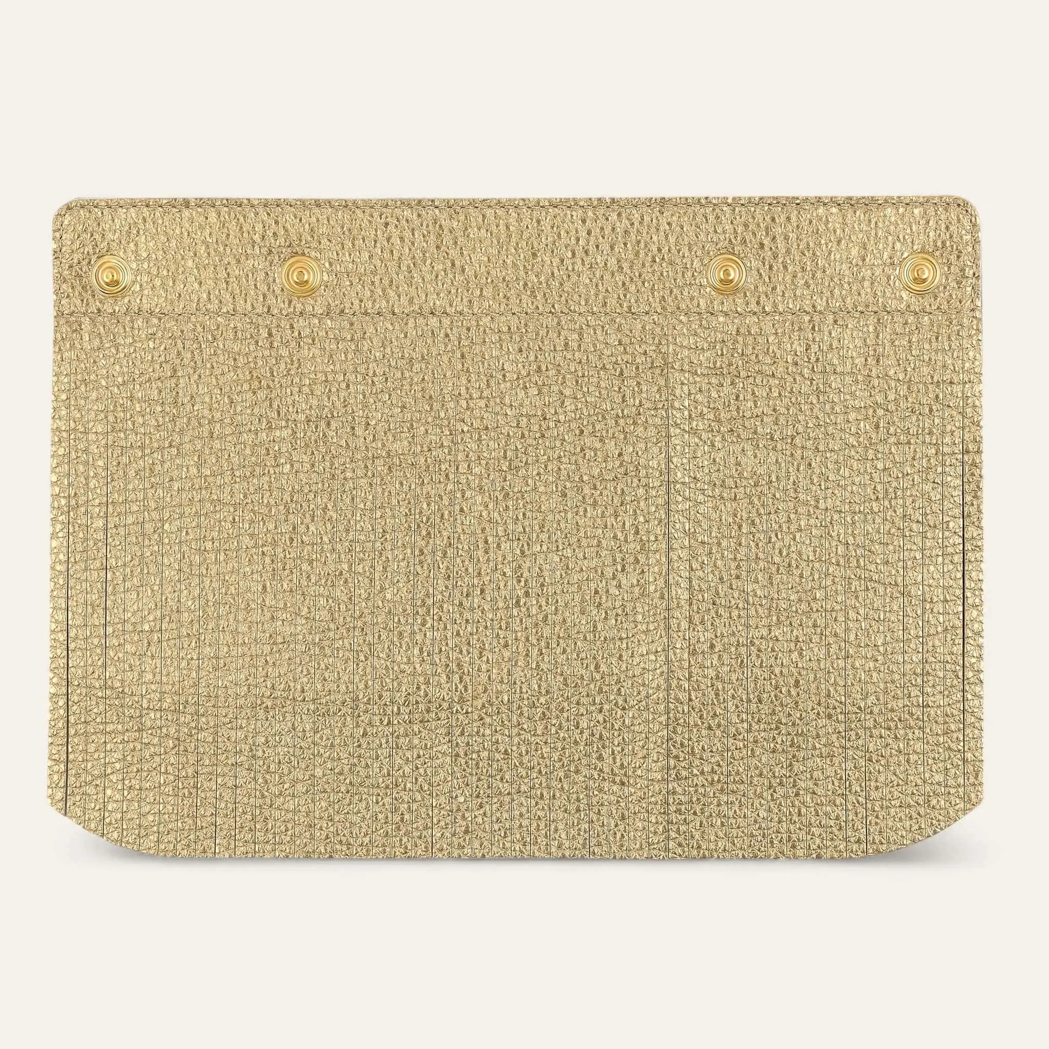 Deco Fringing | Hot Pink Leopard Shimmer Metallic Gold with Gold hardware