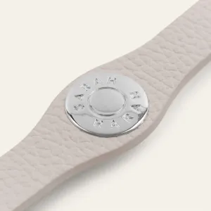 Deco Logo Mini | Porcelain with Silver hardware