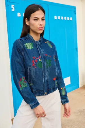 Denim Jacket Aliyah Ca34 Blue