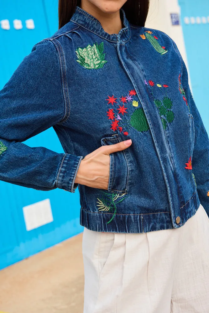 Denim Jacket Aliyah Ca34 Blue