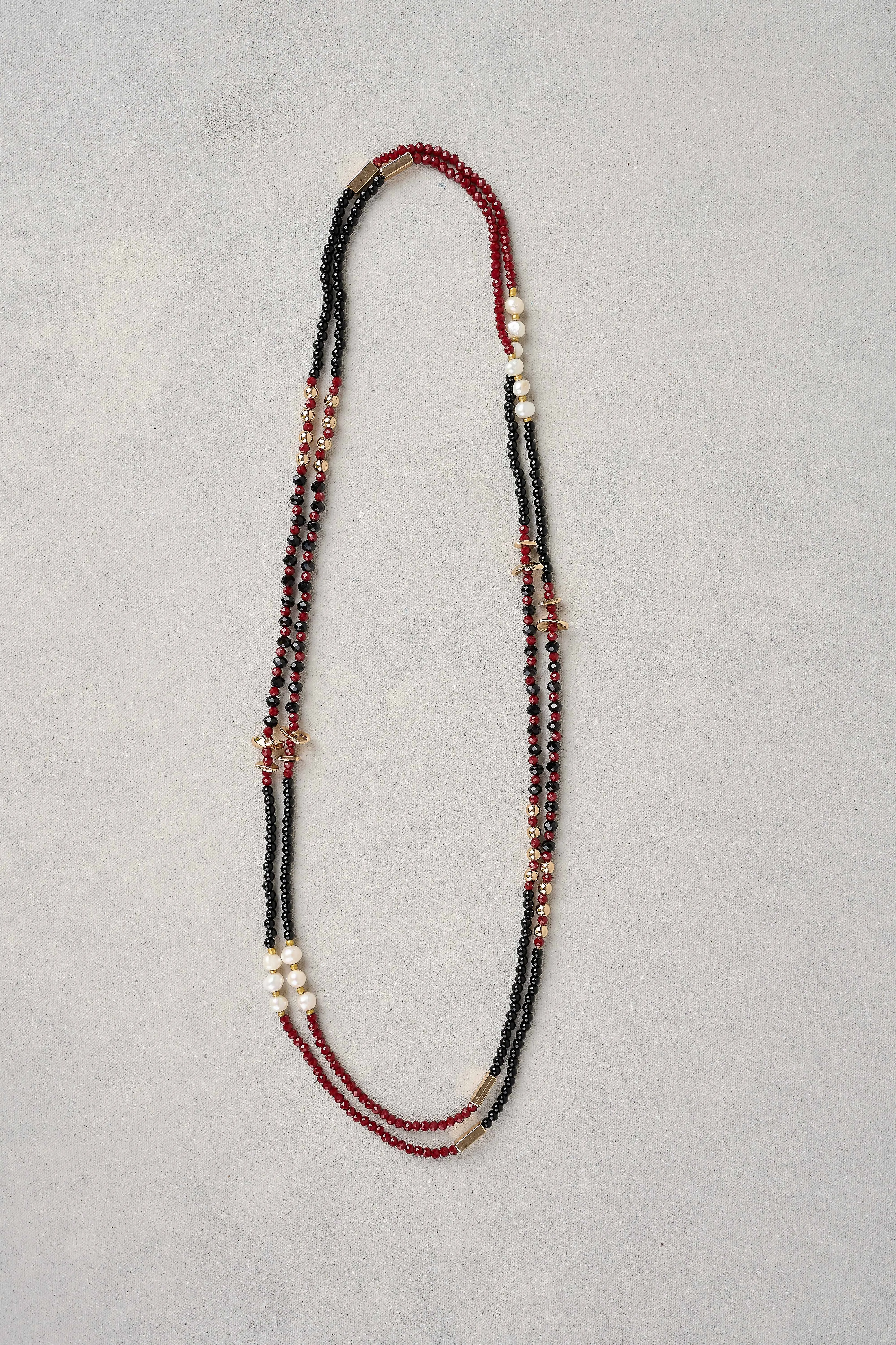 Double Layer Necklace - Multicolour
