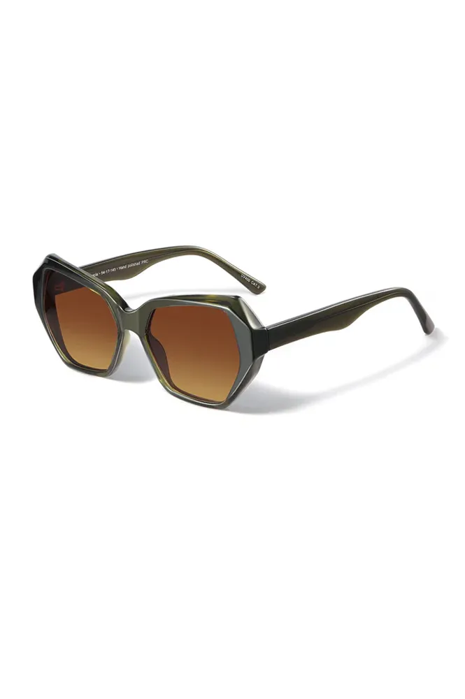 Eco Shades Lucia Olive Sunglasses