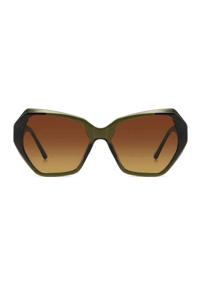 Eco Shades Lucia Olive Sunglasses