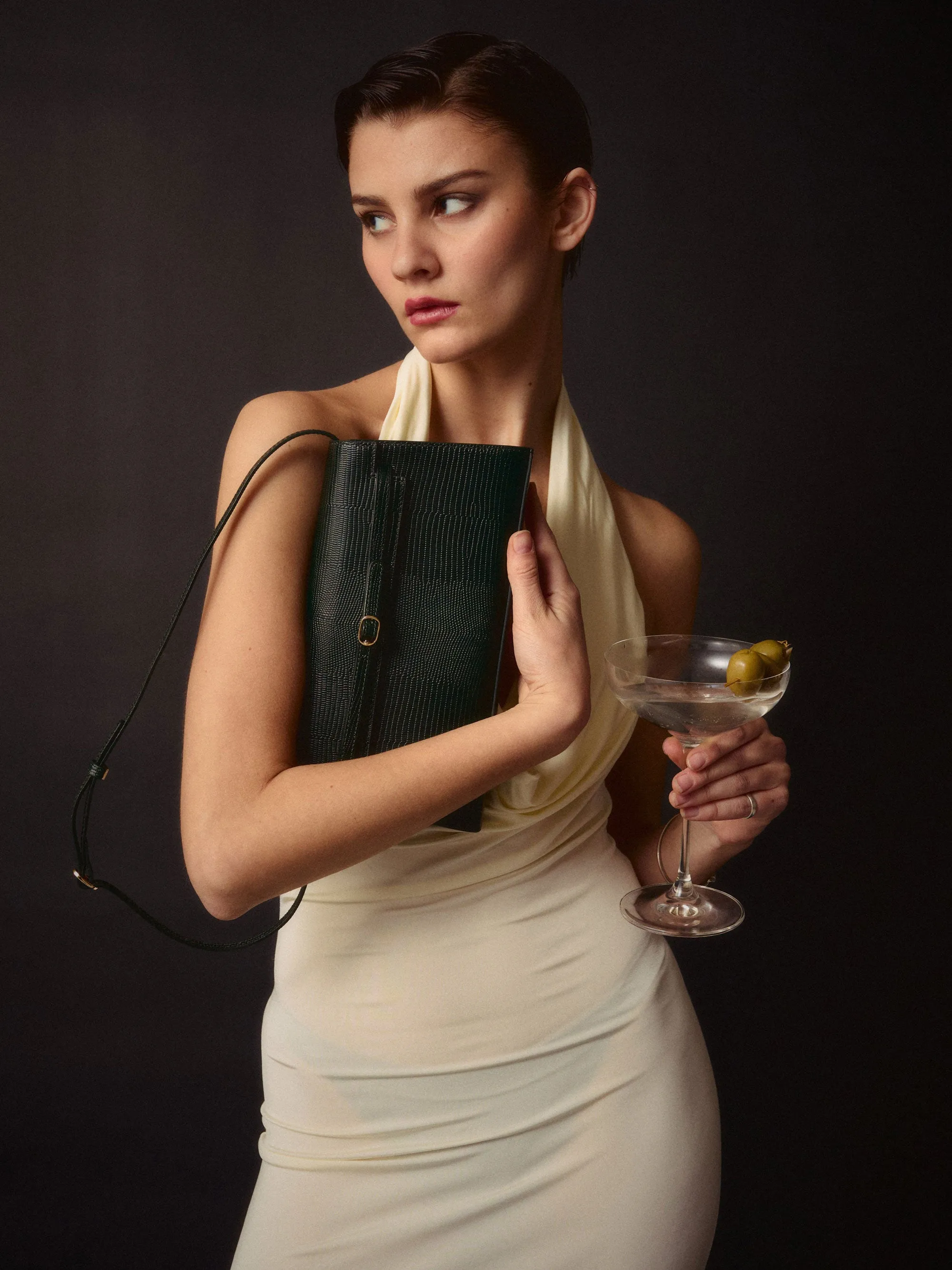 Emerald Lizard Shoulder Bag (Limited Edition.)