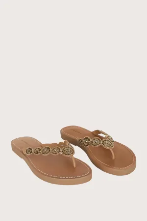 Eva Cristal Sandal Golden