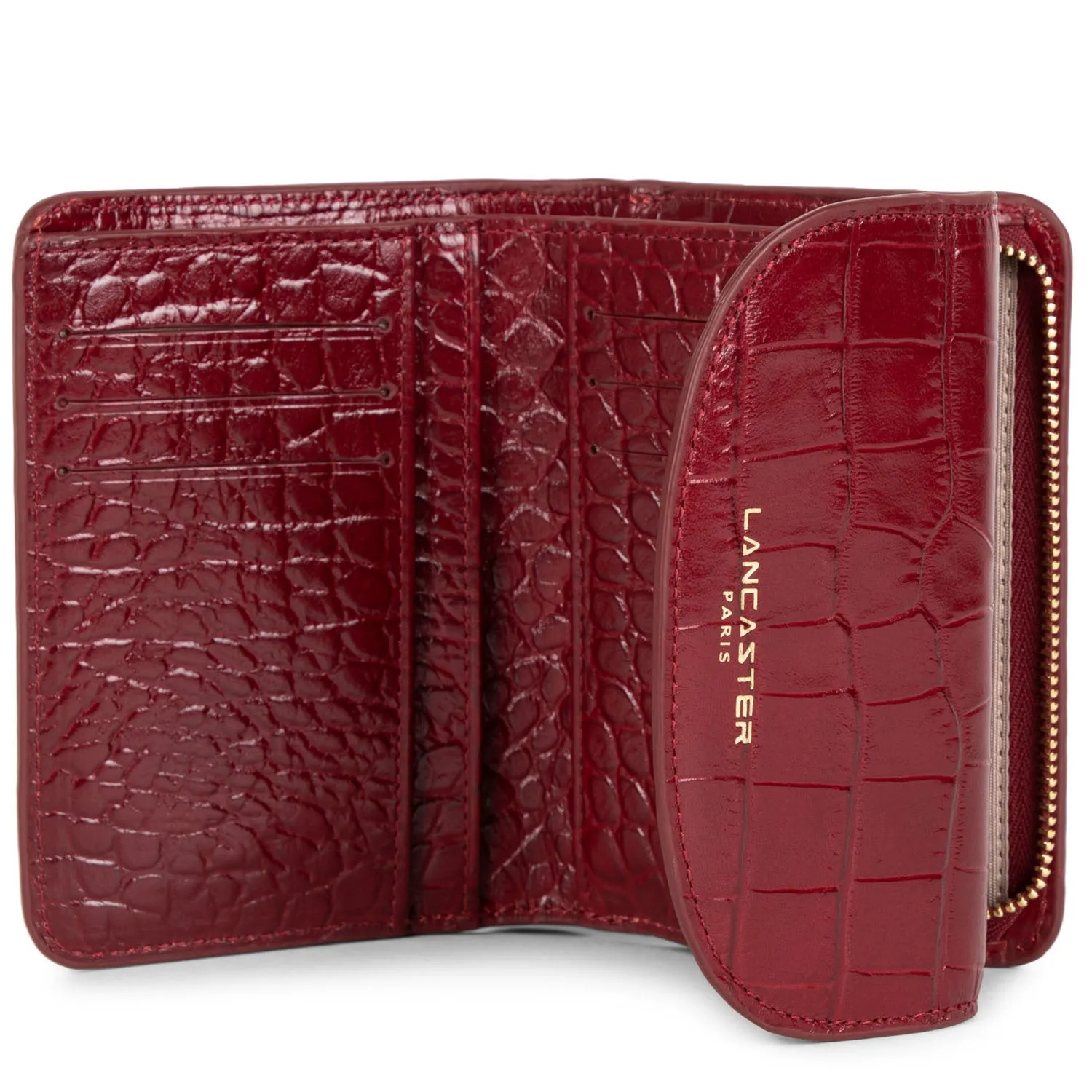 Exotic Croco CN Back to Back Wallet