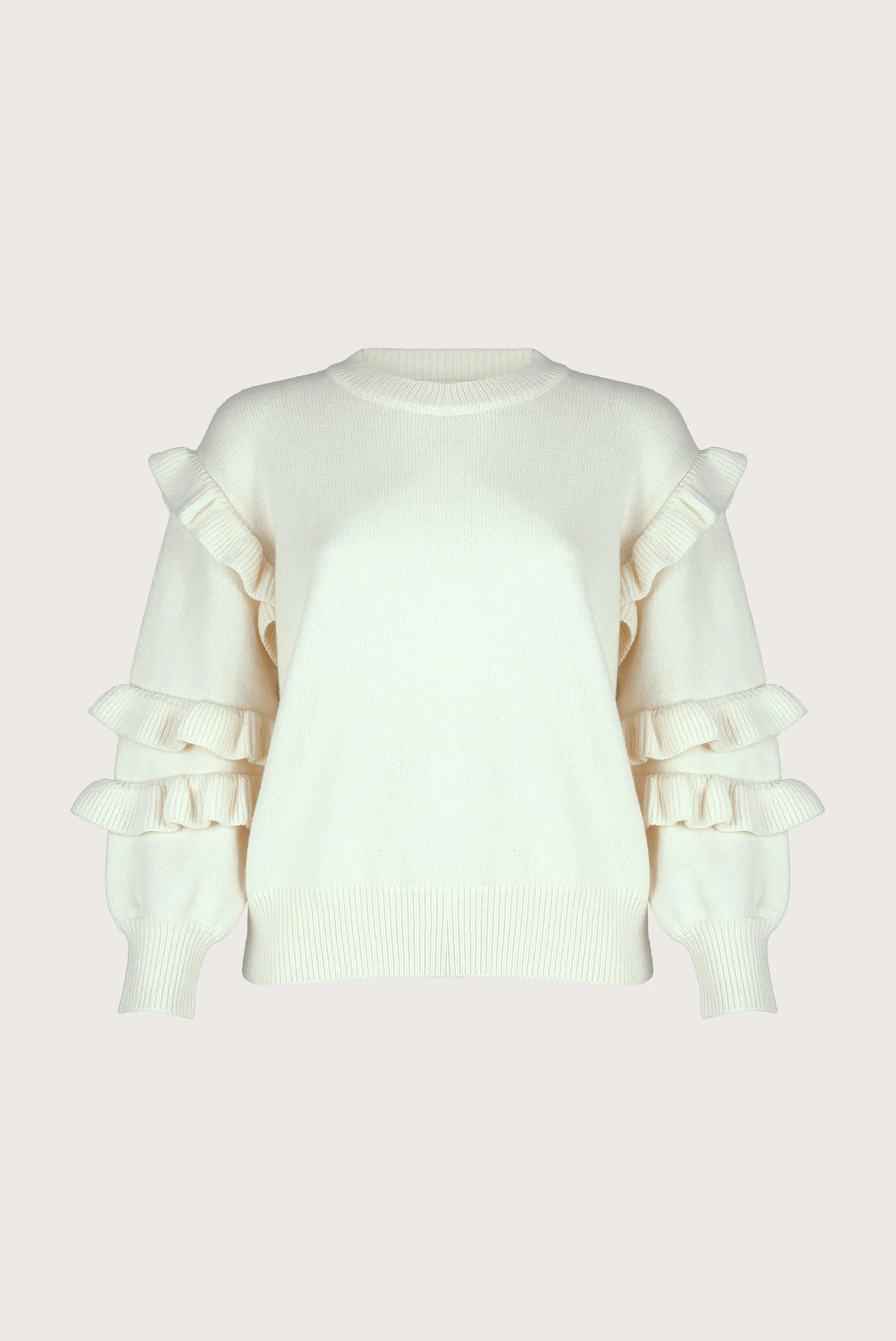 Flamenco Sweater - Feminine Ruffled Design