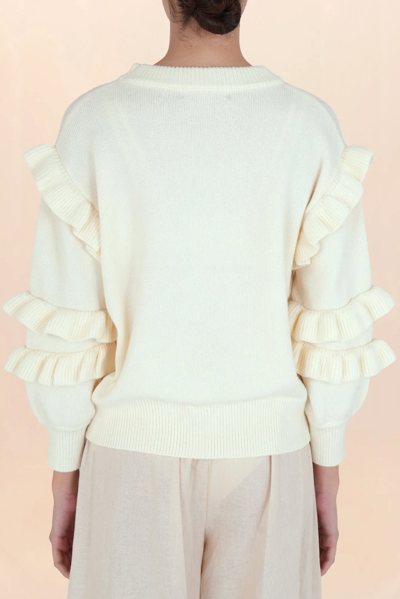 Flamenco Sweater - Feminine Ruffled Design