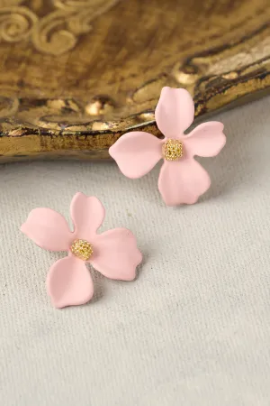 Floral Stud Earrings - Multi