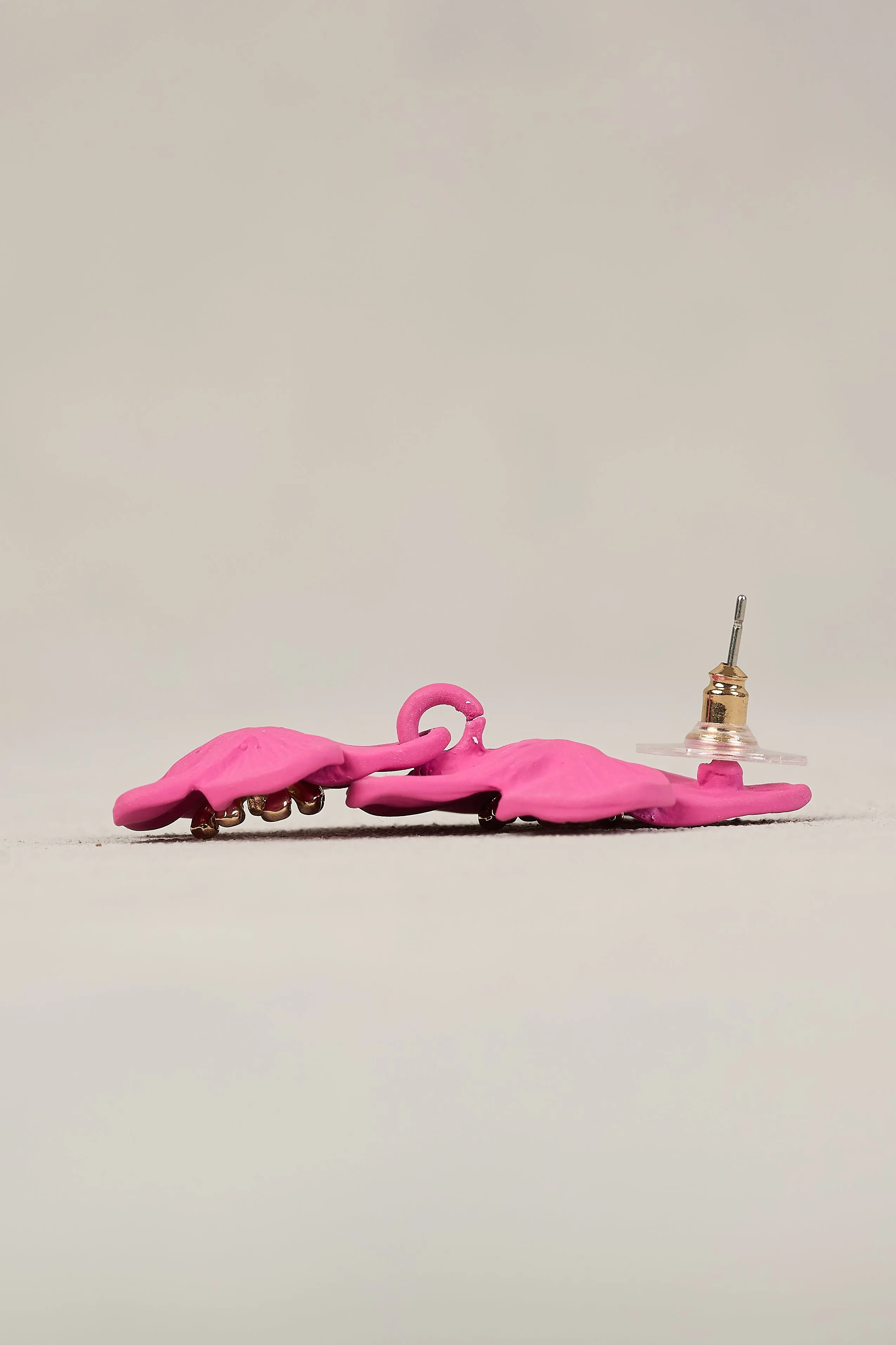 Fuchsia Floral Earrings