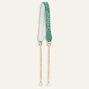 Gemini Strap | Caribbean Dreams Soft Metallic Silver with Gold hardware