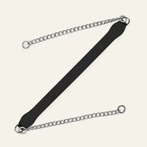 Gemini Strap | Dalmatian Black with Silver hardware